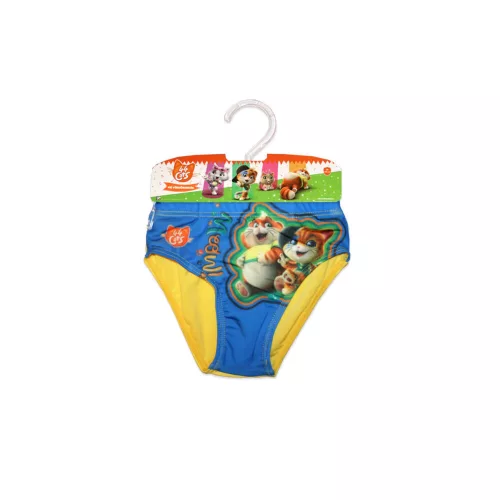 44 Silly cat swim trunks for boys - yellow - 110