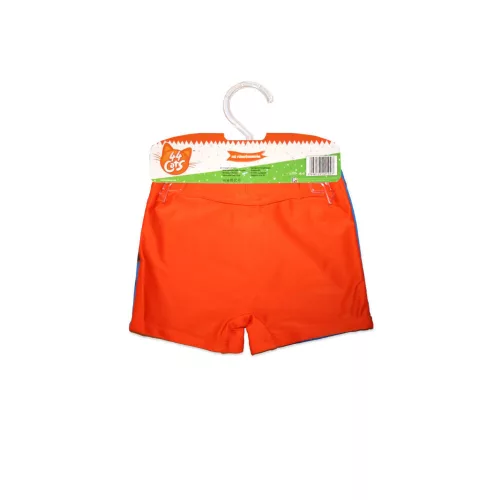 44 Silly cat swim trunks for boys - orange - 116