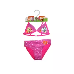   44 Cheeky cat two-piece swimsuit for girls - triangle top - pink - 116