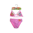 44 Cheeky cat two-piece swimsuit for girls - triangle top - pink - 98