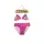 44 Cheeky cat two-piece swimsuit for girls - triangle top - light pink - 116