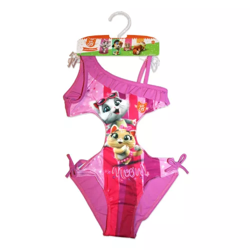 44 Cheeky cat trikini swimsuit for girls - purple - 110