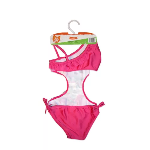 44 Cheeky cat trikini swimsuit for girls - pink - 104