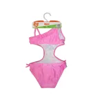 44 Cheeky cat trikini swimsuit for girls - pink - 116