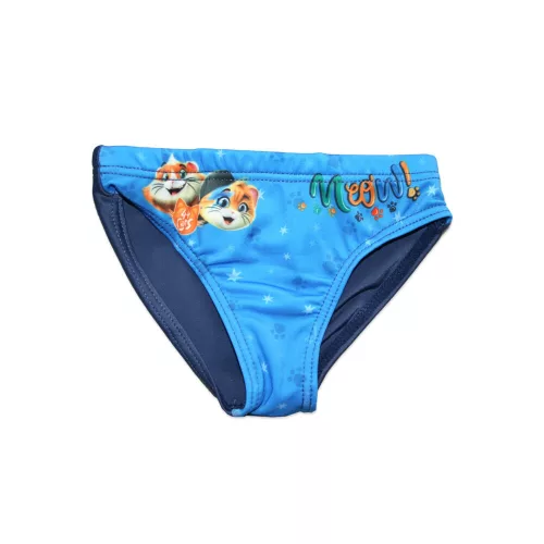 Baby swim bottom for boys - 44 Cheeky cat - dark blue - 86