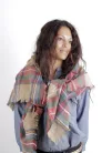 Cecilia Gallerani scarf - 140x140 cm - multicolor plaid