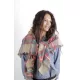 Cecilia Gallerani scarf - 140x140 cm - multicolor plaid