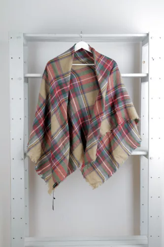 Cecilia Gallerani scarf - 140x140 cm - multicolor plaid