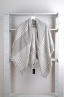 Cecilia Gallerani scarf - 140x140 cm - pearl gray, white