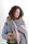 Cecilia Gallerani scarf - 200x98 cm - denim blue, striped