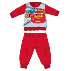   Disney Cars winter cotton baby pajamas - interlock pajamas - red - 86