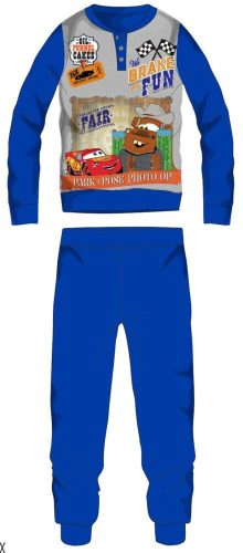 Disney Cars winter thick kids pajamas - cotton flannel pajamas - medium blue - 98