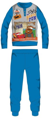 Disney Cars winter thick kids pajamas - cotton flannel pajamas - light blue - 98