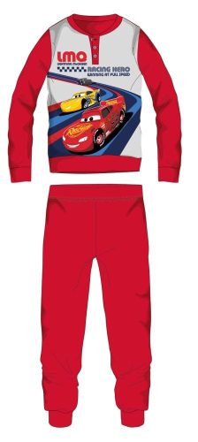 Disney Cars winter cotton kids pajamas - interlock pajamas - with Racing hero print - red - 98