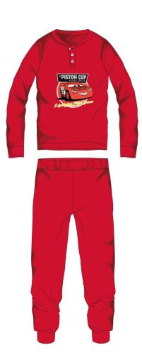 Disney Cars winter cotton kids pajamas - interlock pajamas - red - 110