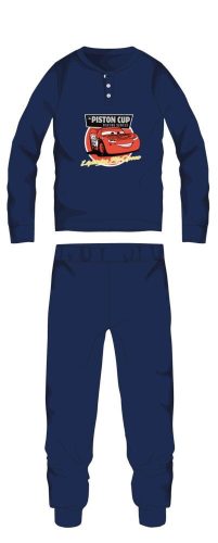 Disney Cars winter cotton kids pajamas - interlock pajamas - dark blue - 98