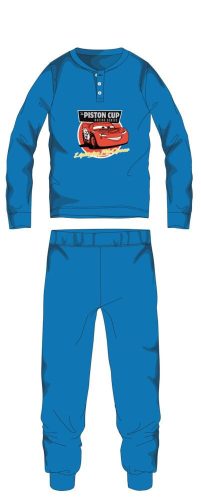 Disney Cars winter cotton kids pajamas - interlock pajamas - light blue - 110