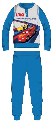 Disney Cars fleece pajamas - thick winter kids pajamas - light blue - 98