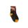 Non-slip children's plush socks - Cars - full plush - brown - 23-26