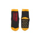 Non-slip children's plush socks - Cars - full plush - brown - 23-26