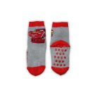 Non-slip children's plush socks - Cars - full plush - gray - 31-34