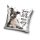 Dog pillowcase 40x40 cm - white