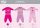 Enrico Coveri long thin baby pajamas - 100% cotton pajamas - purple - 86