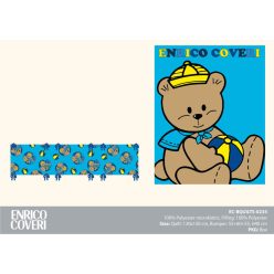   Enrico Coveri baby crib set - 2-piece baby crib set - blue - 120 x 150 cm