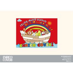 Enrico Coveri baby polar blanket - 90 x 120 cm - red