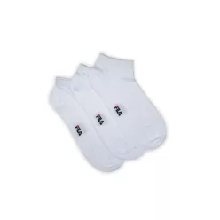   Fila unisex mercerized secret socks - 3 pairs/pack - cotton secret socks - white - 39-42