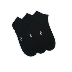   Fila unisex mercerized secret socks - 3 pairs/pack - cotton secret socks - black - 39-42