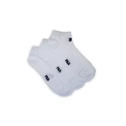   Fila unisex breathable secret socks - 3 pairs/pack - cotton secret socks - white - 35-38