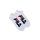 Fila unisex branded secret socks - 2 pairs/pack - cotton secret socks - white - 39-42