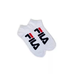   Fila unisex branded secret socks - 2 pairs/pack - cotton secret socks - white - 43-46