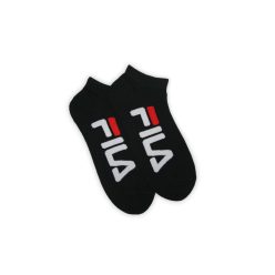   Fila unisex branded secret socks - 2 pairs/pack - cotton secret socks - black - 35-38