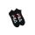 Fila unisex branded secret socks - 2 pairs/pack - cotton secret socks - black - 39-42