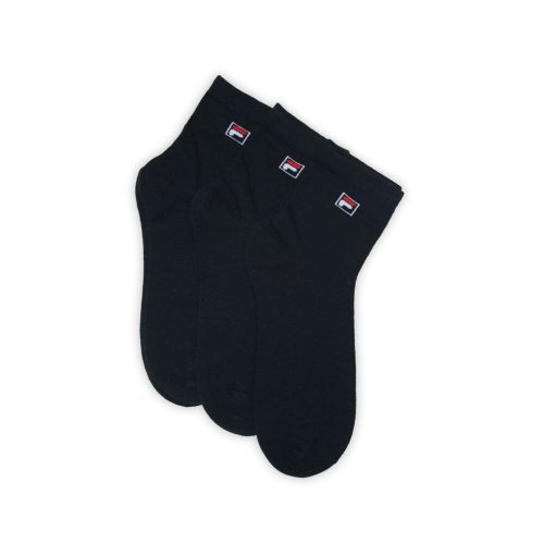 Fila unisex cotton socks - short ankle socks - 3 pairs - dark blue - 39-42