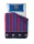 FC BARCELONA Bedding set 100% cotton, bedspread 210x270 + fitted sheet 135x200+28 + pillowcase 45x155