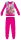 Flamingo fleece pajamas - thick winter kids pajamas - pink - 110