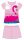 Flamingo summer short sleeve kids pajamas - cotton jersey pajamas - light pink - 104