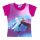 Frozen little girl short sleeve t-shirt - cotton t-shirt - burgundy_110