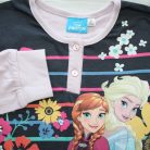 Thin long sleeve cotton kids pajamas - Frozen - striped - Jersey - light purple - 134