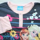 Long thin cotton children's pajamas - Frozen - striped - Jersey - light pink - 134