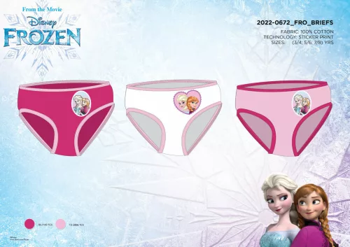 3-piece little girl cotton panties - Disney Frozen