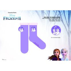   Disney Frozen non-slip warm winter socks for children - sherpa socks - purple