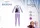 Winter cotton interlock children's pajamas - Disney Frozen - light purple - 98