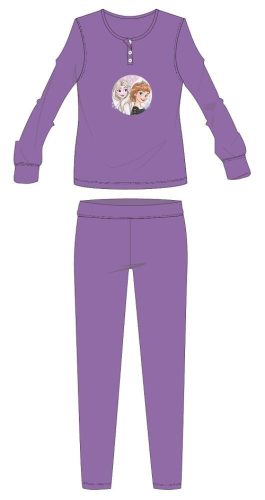 Disney Frozen cotton flannel pajamas - winter thick children's pajamas - purple - 110