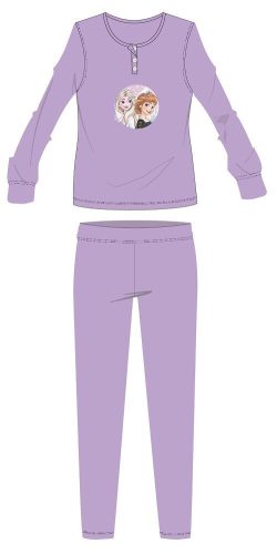 Disney Frozen cotton flannel pajamas - winter thick children's pajamas - light purple - 122