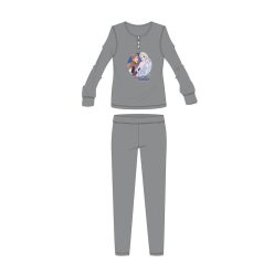   Disney Frozen winter cotton children's pajamas - interlock pajamas - gray - 104