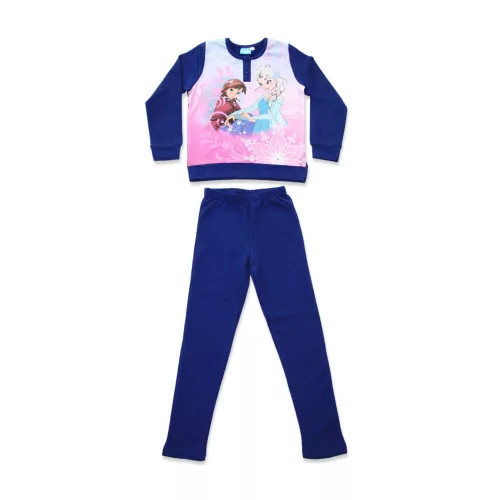 Winter flannel kids pajamas - Frozen - dark blue - 128